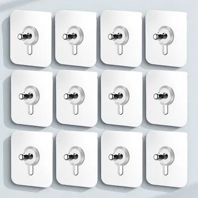 Picture Frame - 20Pcs Seamless Wall Hooks Non-Trace Adhesive