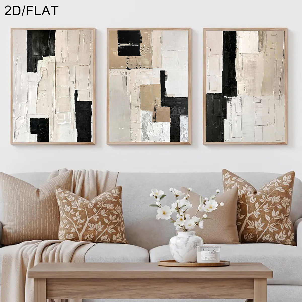 3PCS Frameless,3pcs/Set Modern - Abstract Canvas Set recension och pris