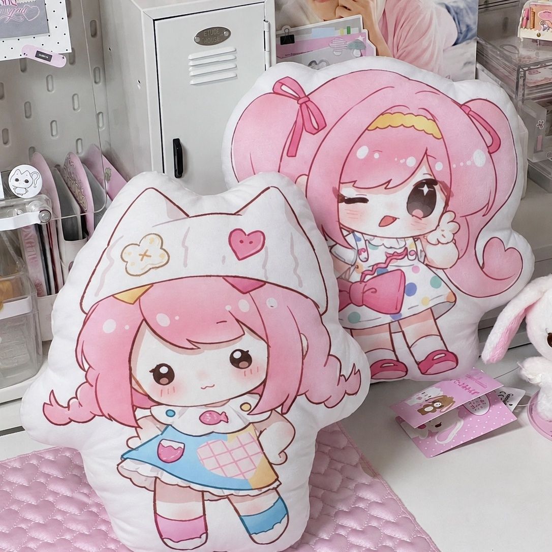Infinity Nikki  Anime Cosplay  - Throw Pillow recension och pris