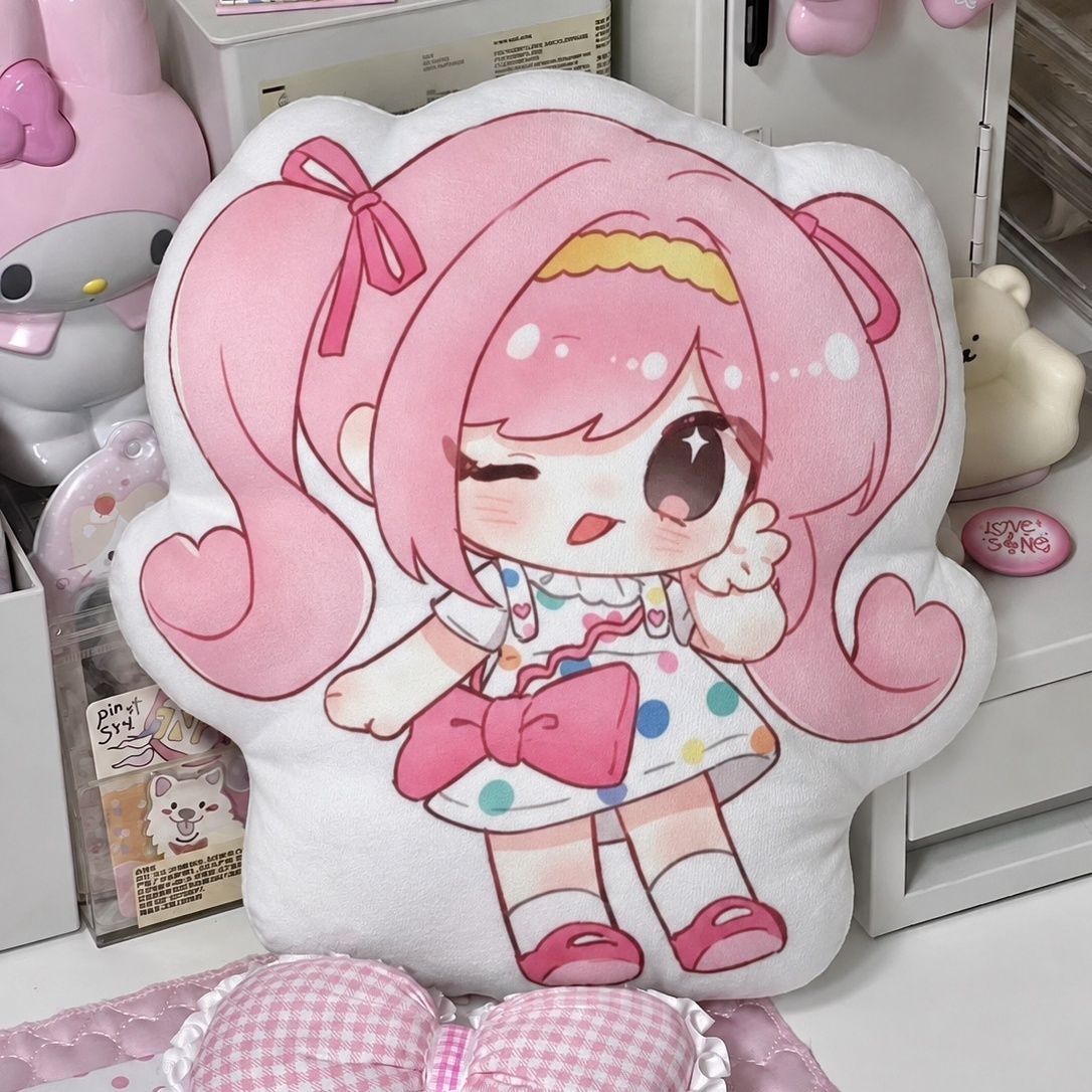Infinity Nikki  Anime Cosplay  - Throw Pillow recension och pris