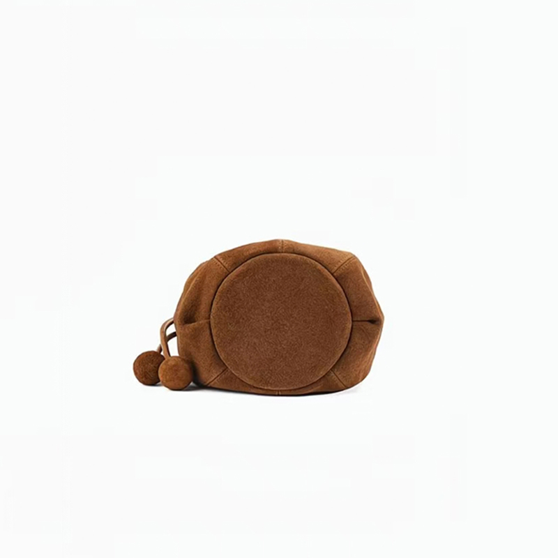Frosted Suede Bucket Bag Pumpk - Interior Design High End recension och pris