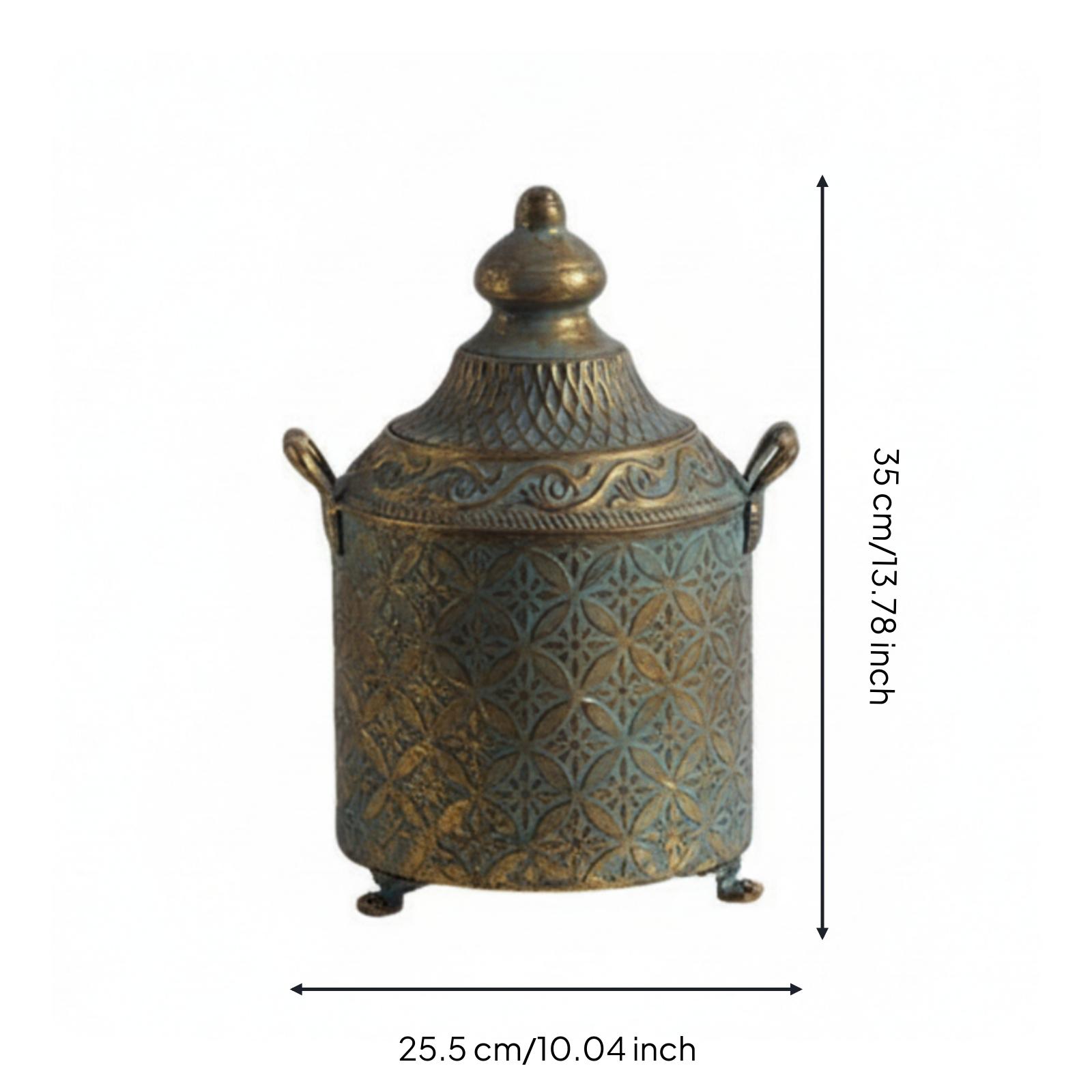 Decorative Iron Vase Aged Gild - Vase Decor recension och pris