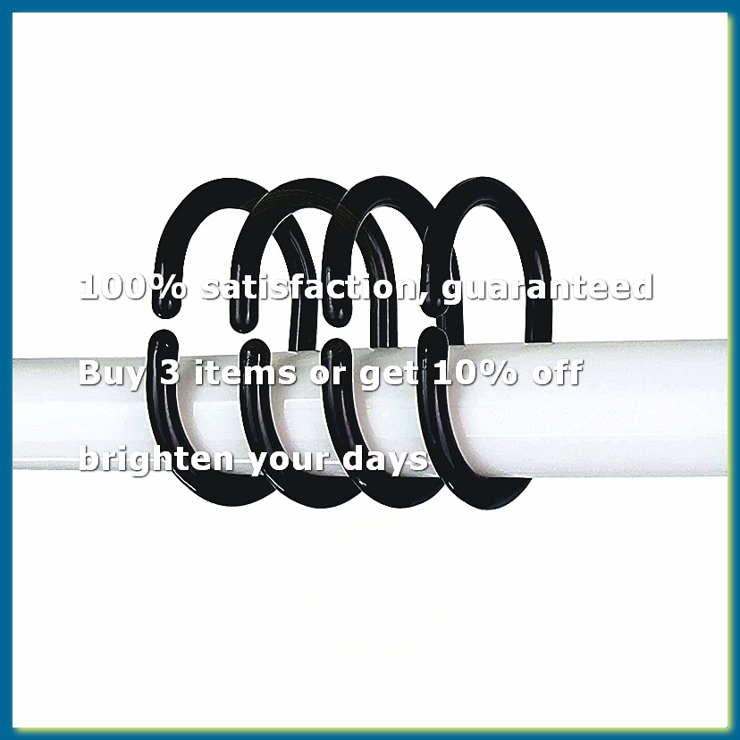 24 PCS Shower Curtain Rings Pl - Curtain Curtain recension och pris