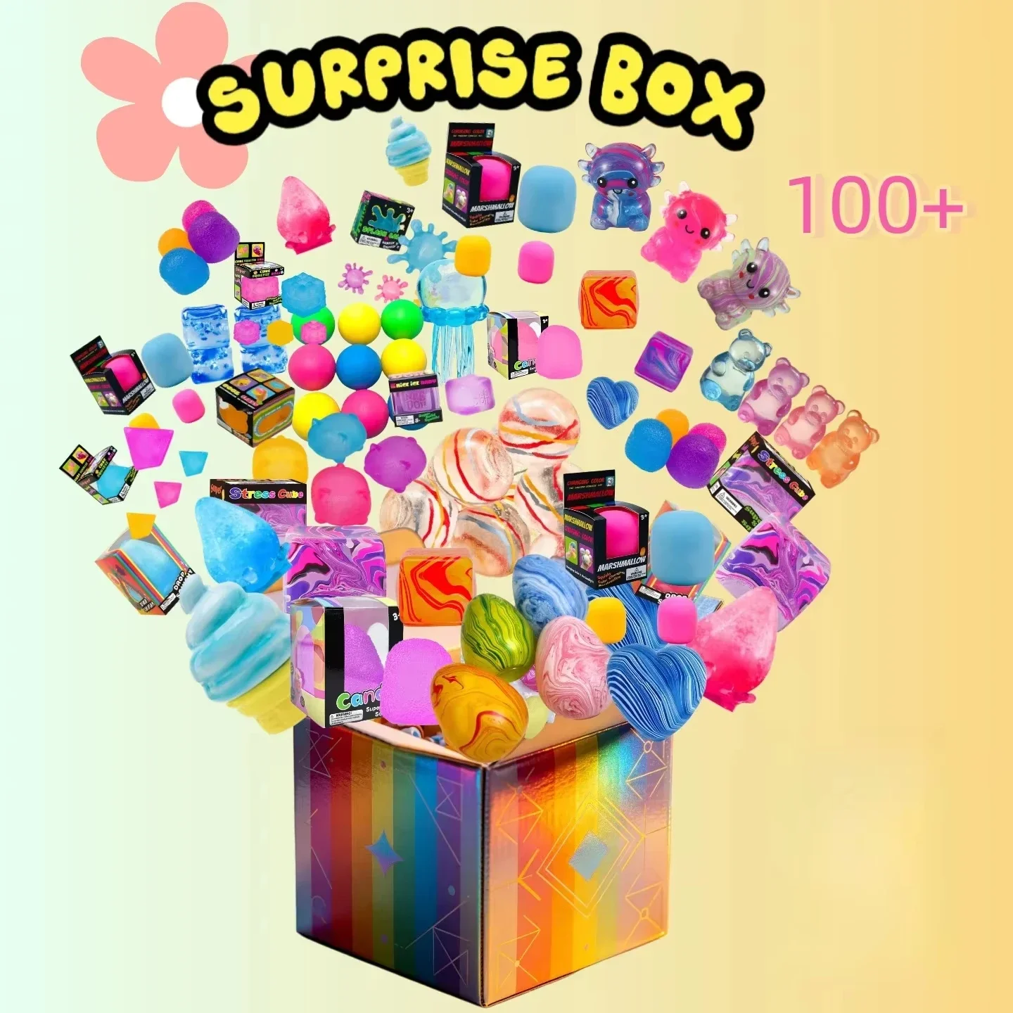 120+Pcs Surprise Box Toys Nove - Curtain Curtain recension och pris